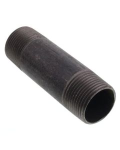 1" x 4" Standard Right & Left Black Nipple