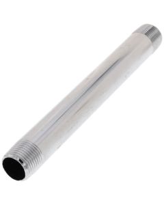 3/8" x 5-1/2" Chrome Brass Nipple (Lead Free)