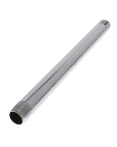 3/8" x 8" Chrome Brass Nipple (Lead Free)