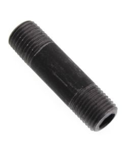 1/4" x 2" Black Nipple