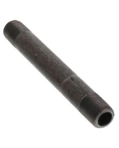 1/4" x 4" Black Nipple