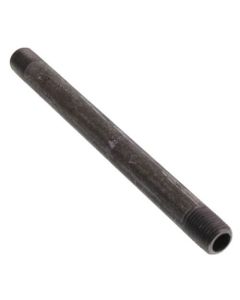 1/4" x 6" Black Nipple