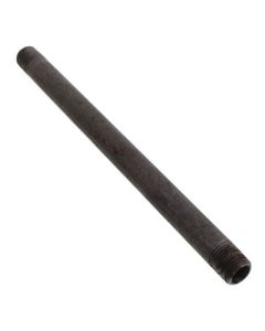 1/4" x 7-1/2" Black Nipple