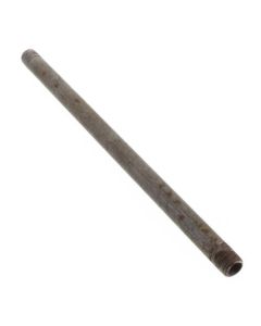 1/4" x 10" Black Nipple
