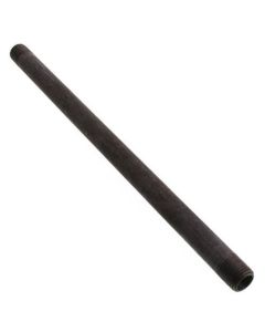 1/4" x 10-1/2" Black Nipple