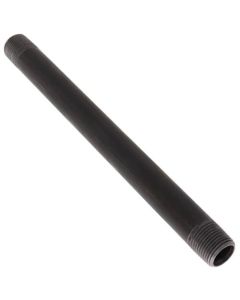 3/8" x 7-1/2" Black Nipple