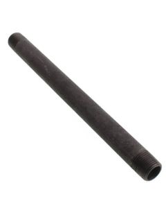 3/8" x 8" Black Nipple