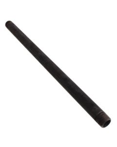 3/8" x 11" Black Nipple