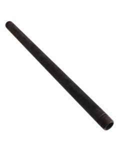 3/8" x 12" Black Nipple