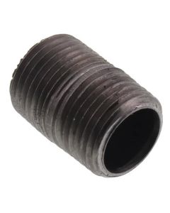 1/2" x Close Black Nipple