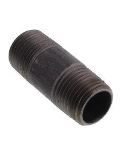 1/2" x 2" Black Nipple