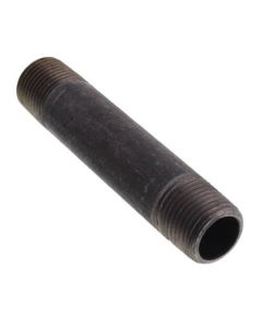 1/2" x 4" Black Nipple