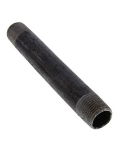 1/2" x 5-1/2" Black Nipple