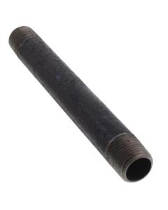 1/2" x 6-1/2" Black Nipple
