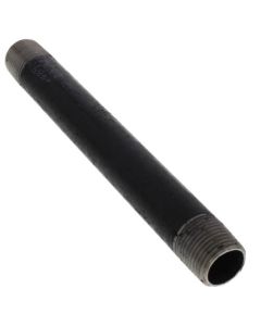 1/2" x 7" Black Nipple