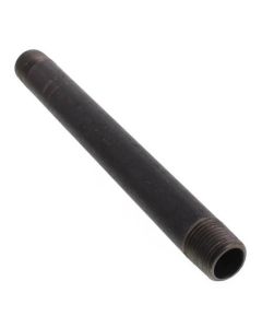 1/2" x 8" Black Nipple