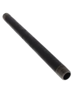 1/2" x 11" Black Nipple