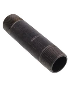 3/4" x 4" Black Nipple