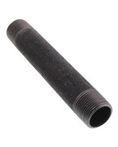 3/4" x 6" Black Nipple