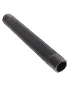3/4" x 7-1/2" Black Nipple