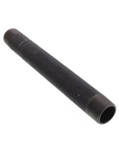 3/4" x 8" Black Nipple