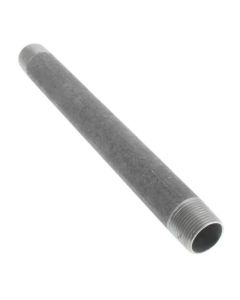 3/4" x 9-1/2" Black Nipple