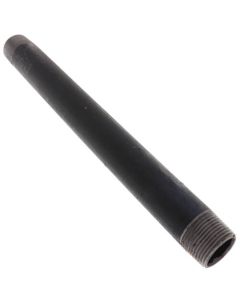3/4" x 10" Black Nipple