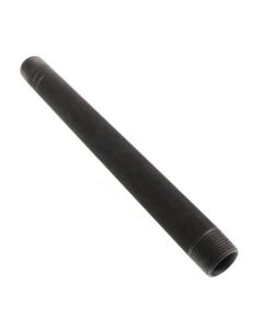 3/4" x 10-1/2" Black Nipple