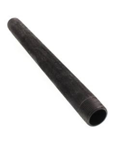 3/4" x 11" Black Nipple
