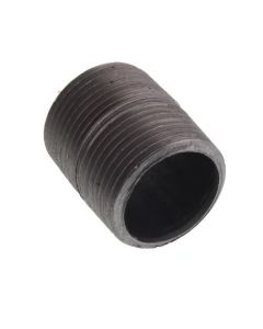 1" x Close Black Nipple
