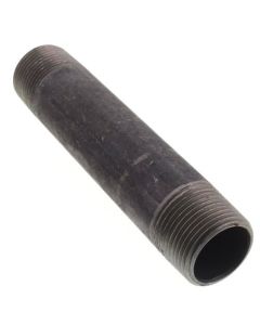 1" x 6" Black Nipple
