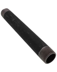 1" x 9-1/2" Black Nipple