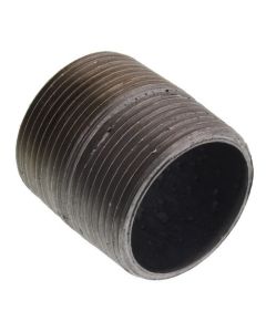 1-1/4" x Close Black Nipple