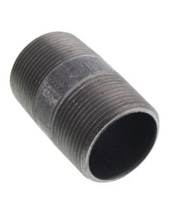 1-1/4" x 2-1/2" Black Nipple