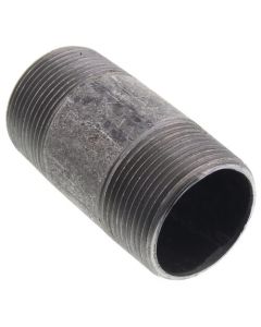 1-1/4" x 3" Black Nipple