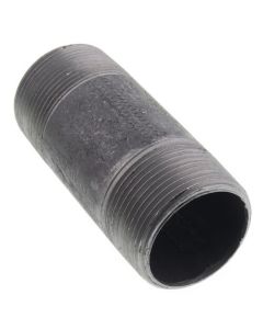 1-1/4" x 3-1/2" Black Nipple