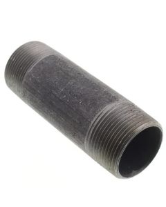 1-1/4" x 4-1/2" Black Nipple