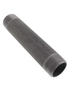 1-1/4" x 7-1/2" Black Nipple