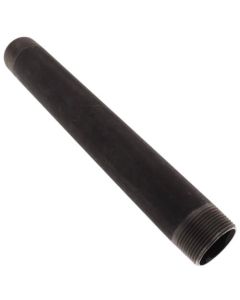 1-1/4" x 11-1/2" Black Nipple