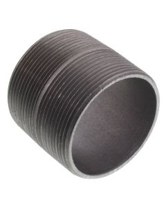 2" x Close Black Nipple