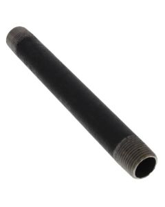 2" x 6-1/2" Black Nipple