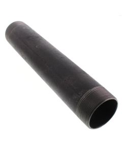 2" x 12" Black Nipple
