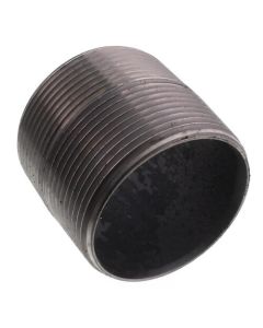 2-1/2" x Close Black Nipple