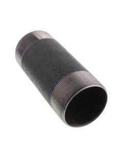 3" x 8" Black Nipple