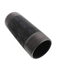 3" x 8-1/2" Black Nipple