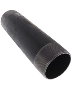 3" x 12" Black Nipple