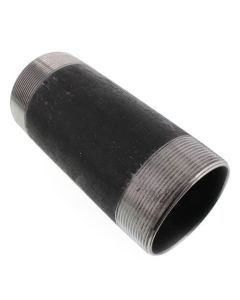 4" x 9-1/2" Black Nipple