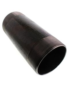 4" x 10" Black Nipple