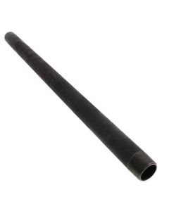 3/4" x 18" Black Nipple