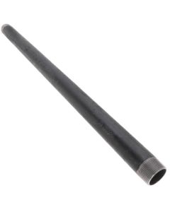 1-1/4" x 30" Black Nipple